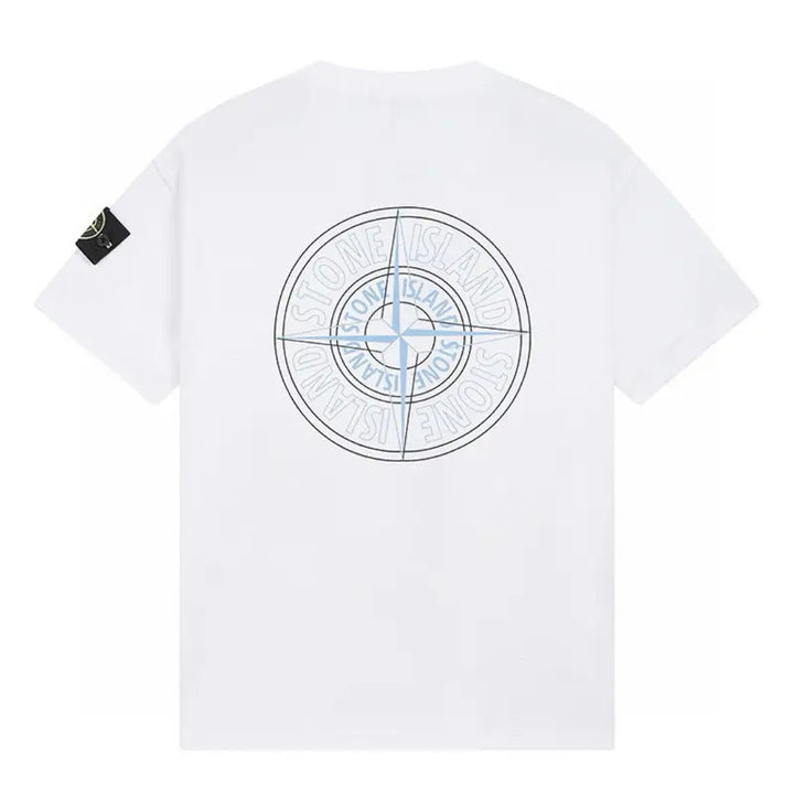 Stone Island Monogramm T-Shirt: Exklusives Herren Design aus Premium Baumwolle
