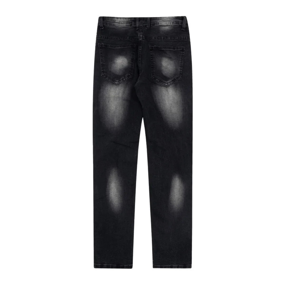 Gallery Dept. Handbemalte Distressed Denim Jeans – Einzigartiger Künstlerischer Streetwear-Look