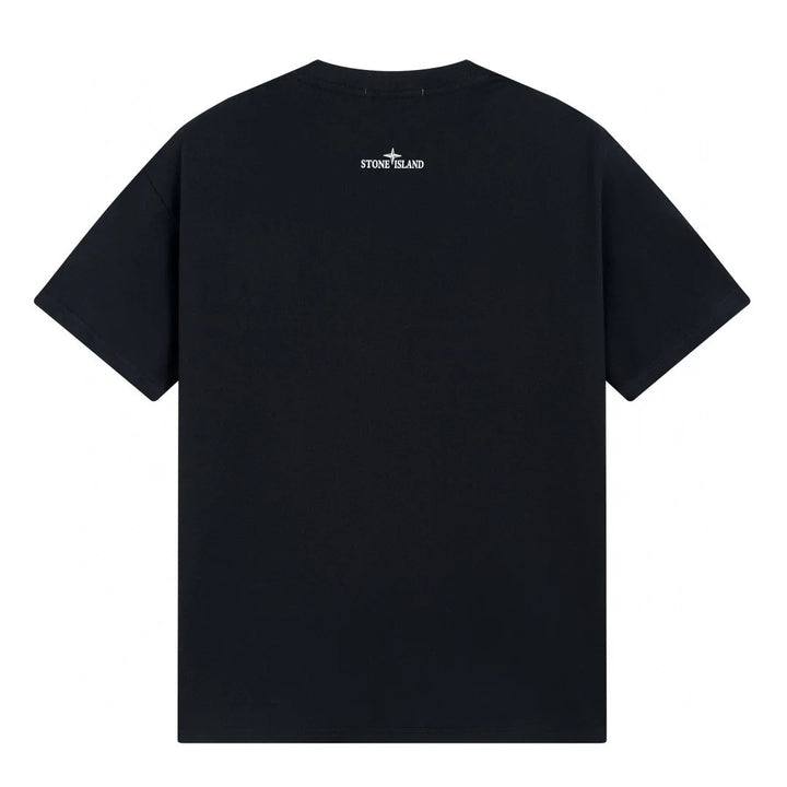 Stone Island Monochromes T-Shirt: Premium Baumwolle, Klassischer Stil, Exklusives Patch-Design