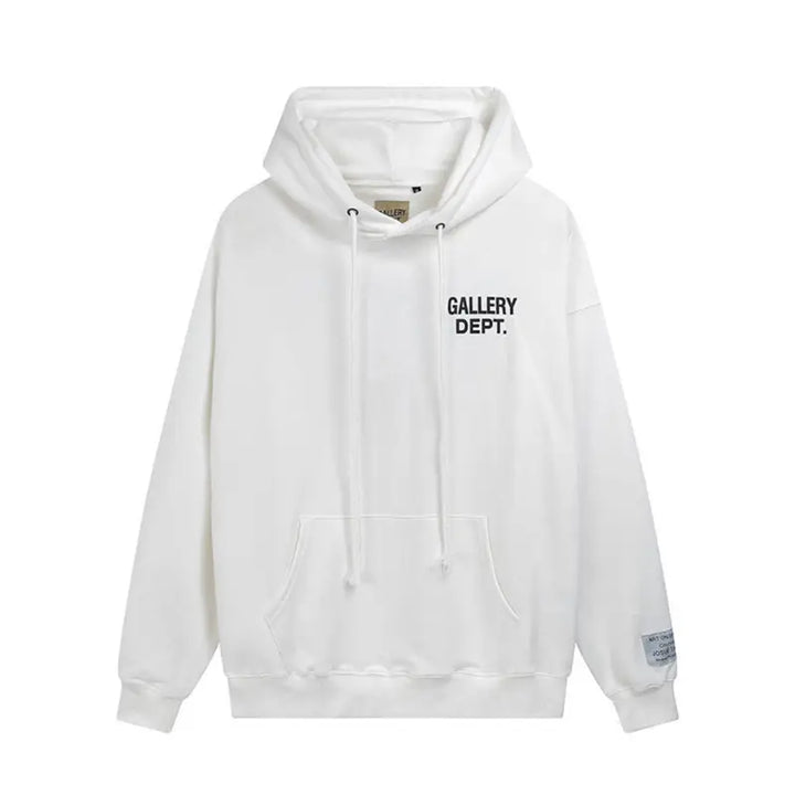 Exklusiver Gallery Dept. Künstler Hoodie - Handgefertigt, Oversized Passform, Streetwear Chic