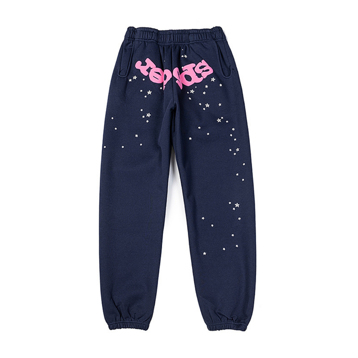 Exklusiver SP5DER Streetwear-Jogginganzug: Stylisches Design, Hoher Komfort für Herren