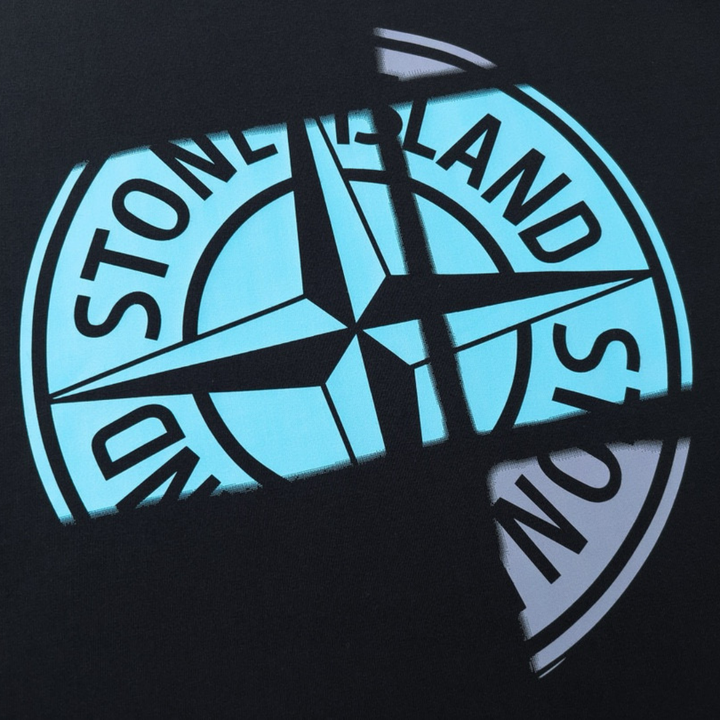 Stone Island Monochromes T-Shirt: Premium Baumwolle, Klassischer Stil, Exklusives Patch-Design