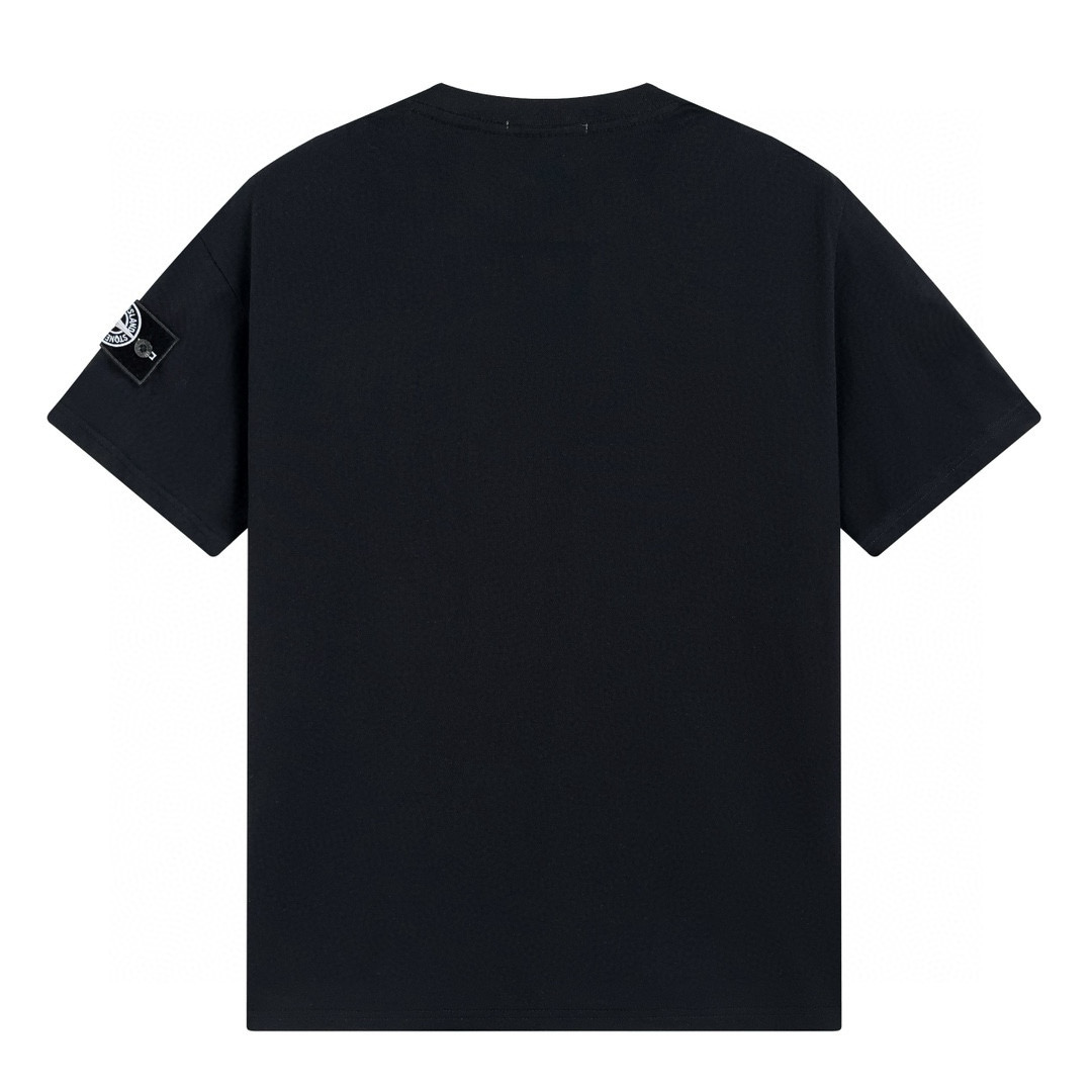 Exklusives Stone Island Monochromes T-Shirt für Herren – Stilvoll & Bequem