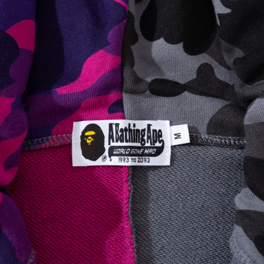 Exklusiver BAPE A Bathing Ape Streetwear Hoodie – Bequemer Japanischer Kapuzenpullover