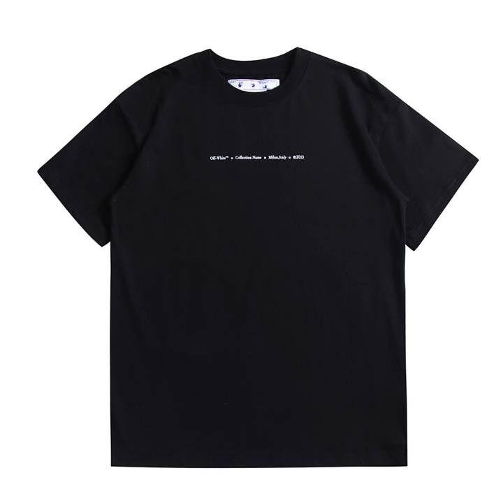 Off-White Monogramm Luxus Streetwear T-Shirt aus Baumwolle – Exklusives Design