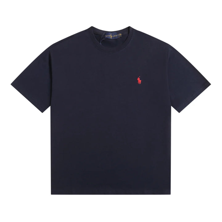 Polo Ralph Lauren Marineblaues T-Shirt – Klassisch, Bequem, Stilvoll für Herren