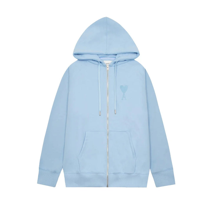 AMI Paris Unisex Designer Jacke - Zeitloser Pariser Chic mit Herz Logo Stickerei