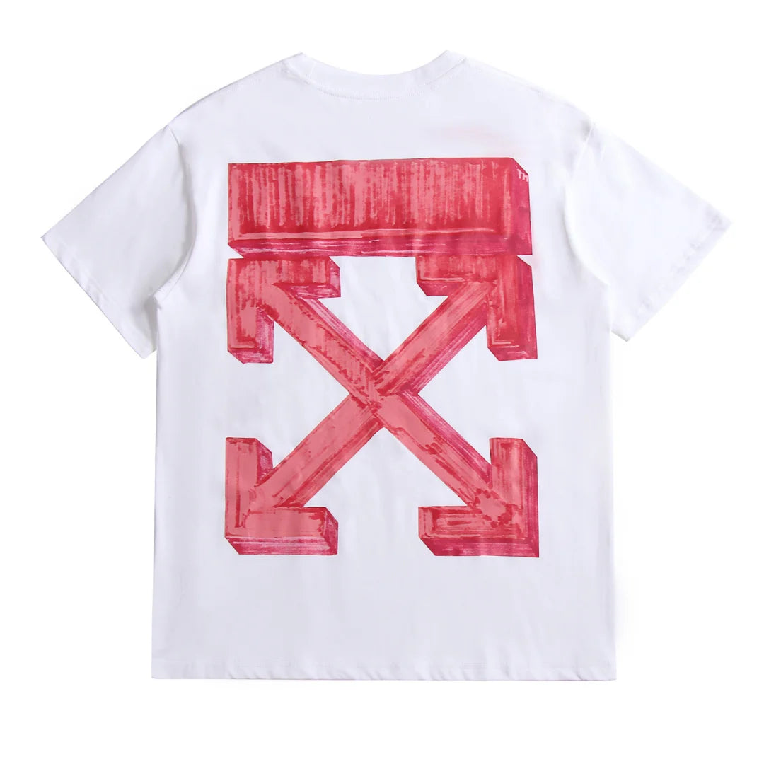 Luxuriöses Off-White Monogramm T-Shirt: Modernes Streetwear Baumwoll Design