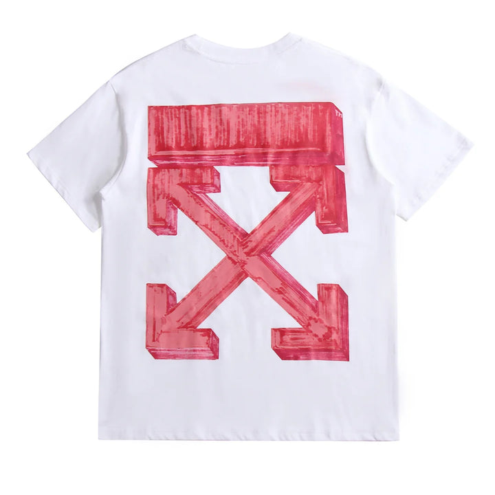 Luxuriöses Off-White Monogramm T-Shirt: Modernes Streetwear Baumwoll Design