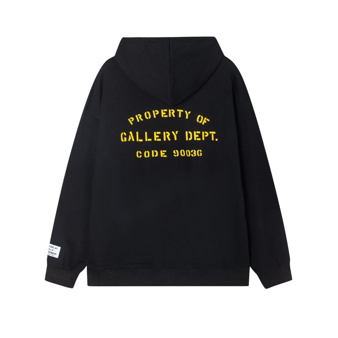 Gallery Dept. Künstlerischer Oversize Hoodie – Handbemalt, Einzigartig & Streetwear