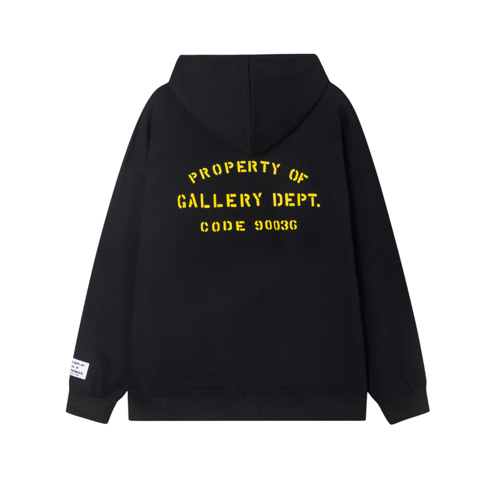 Gallery Dept. Künstlerischer Oversize Hoodie – Handbemalt, Einzigartig & Streetwear