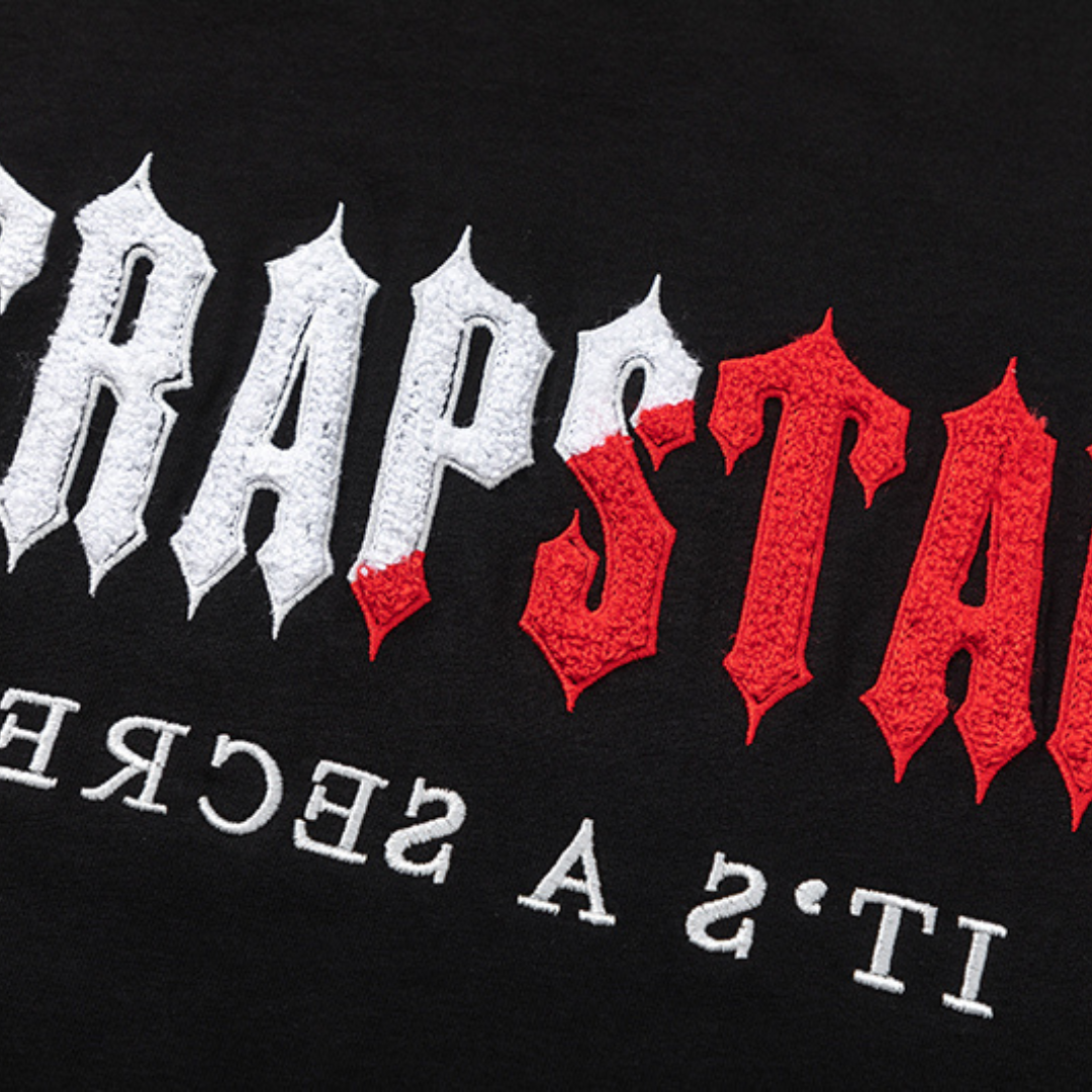 Trapstar Decoded Schwarzes Kurz-Set für Herren - Bequemes Streetwear Sommer-Outfit