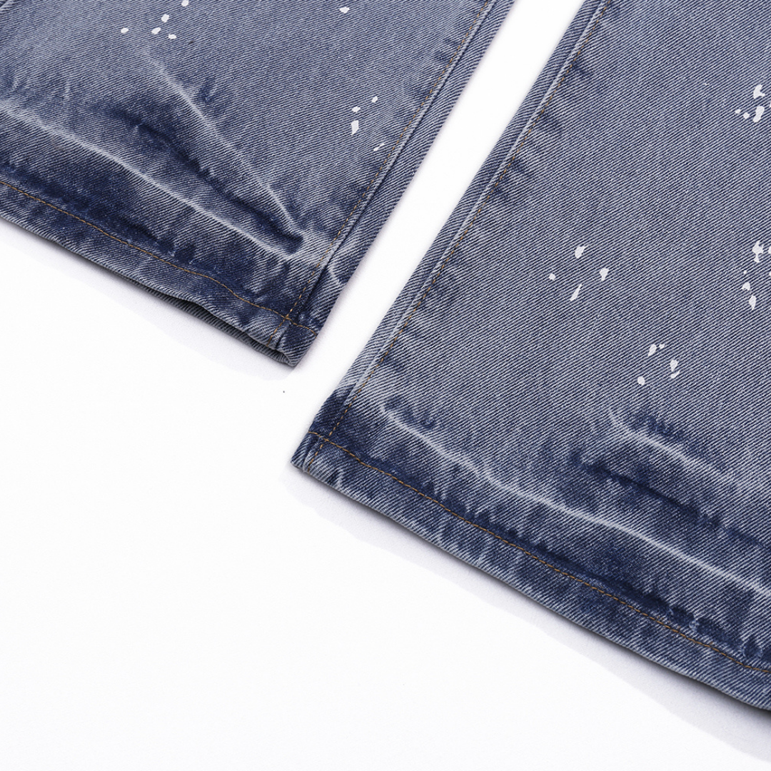 Gallery Dept. Handbemalte Denim Jeans: Einzigartiger Streetwear-Stil für Künstlerseelen