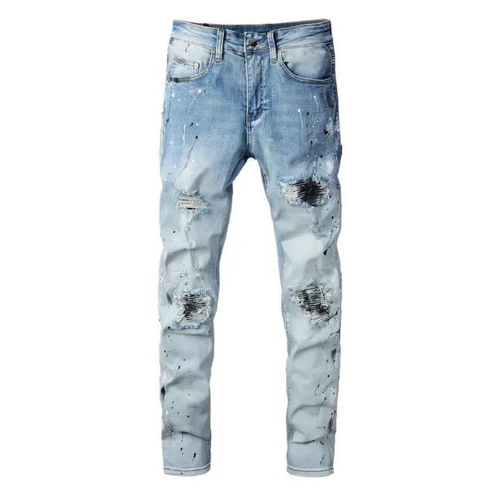 Exklusive Amiri Paint Drip Jeans: Stylische Designer-Denim mit einzigartigem Farbspritzer-Look