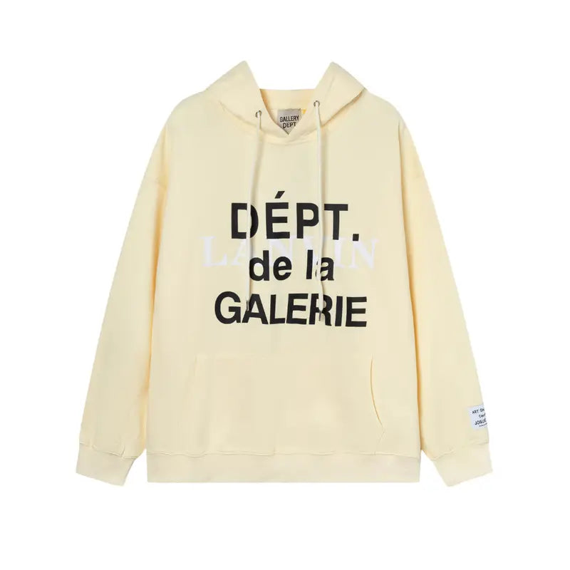 Gallery Dept. Oversized Handgefertigter Streetwear Hoodie – Einzigartige Kunst zum Tragen