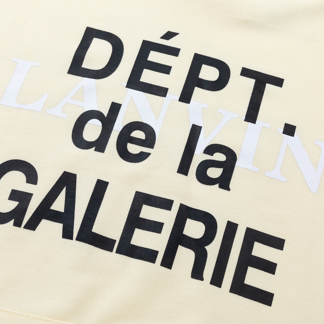 Gallery Dept. Oversized Handgefertigter Streetwear Hoodie – Einzigartige Kunst zum Tragen