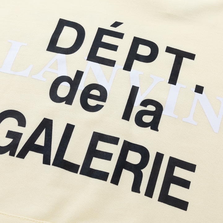 Gallery Dept. Oversized Handgefertigter Streetwear Hoodie – Einzigartige Kunst zum Tragen