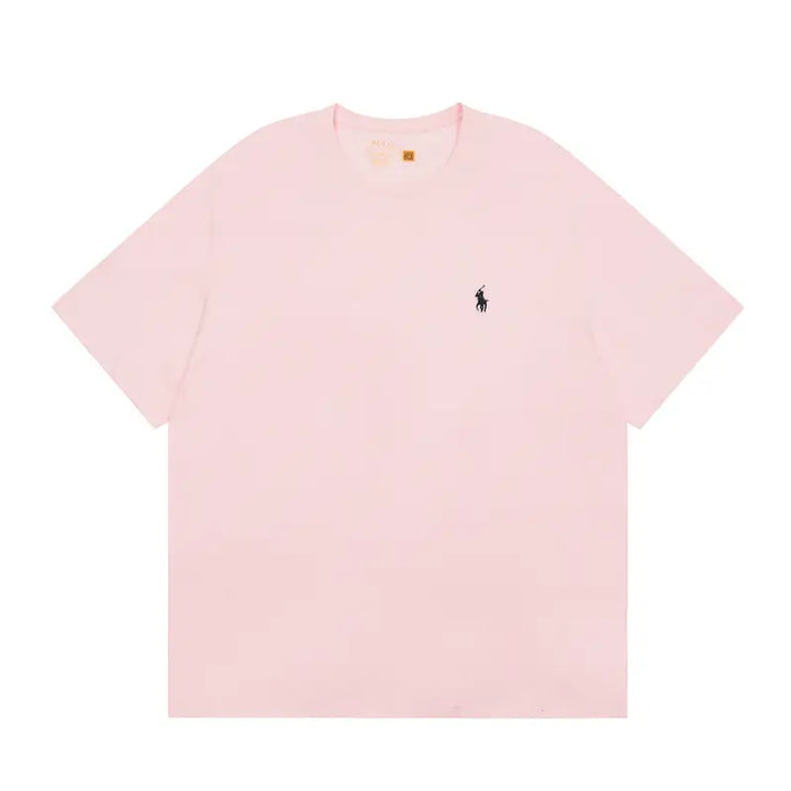 Polo Ralph Lauren Herren T-Shirt Klassisch Baumwolle Kurzarm Sticklogo Weiß