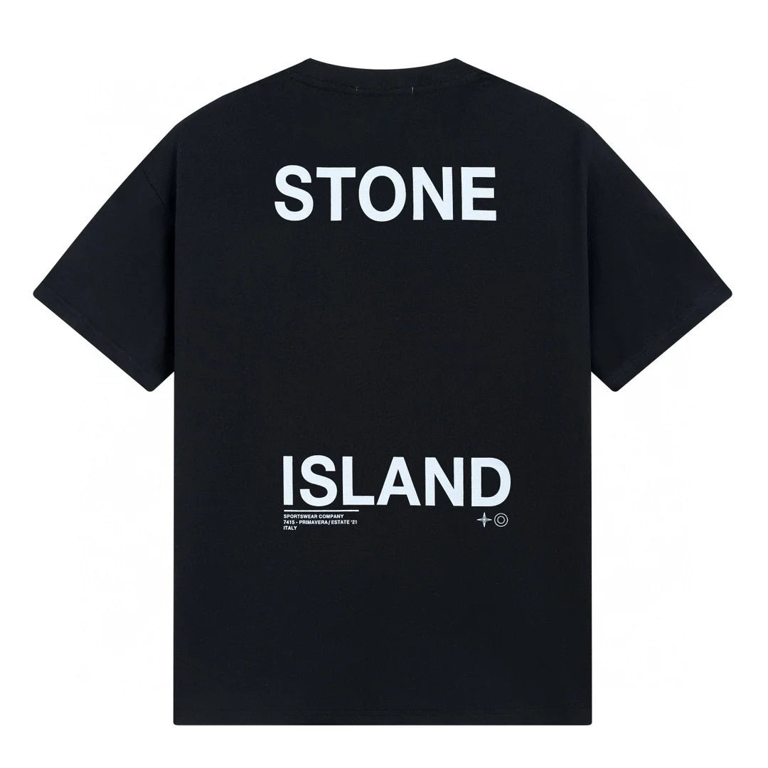 Stone Island Polychromatisches Herren T-Shirt – Exklusives Design, Hoher Komfort