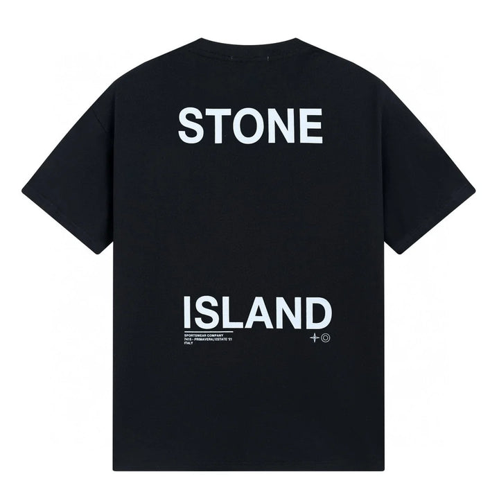 Stone Island Polychromatisches Herren T-Shirt – Exklusives Design, Hoher Komfort