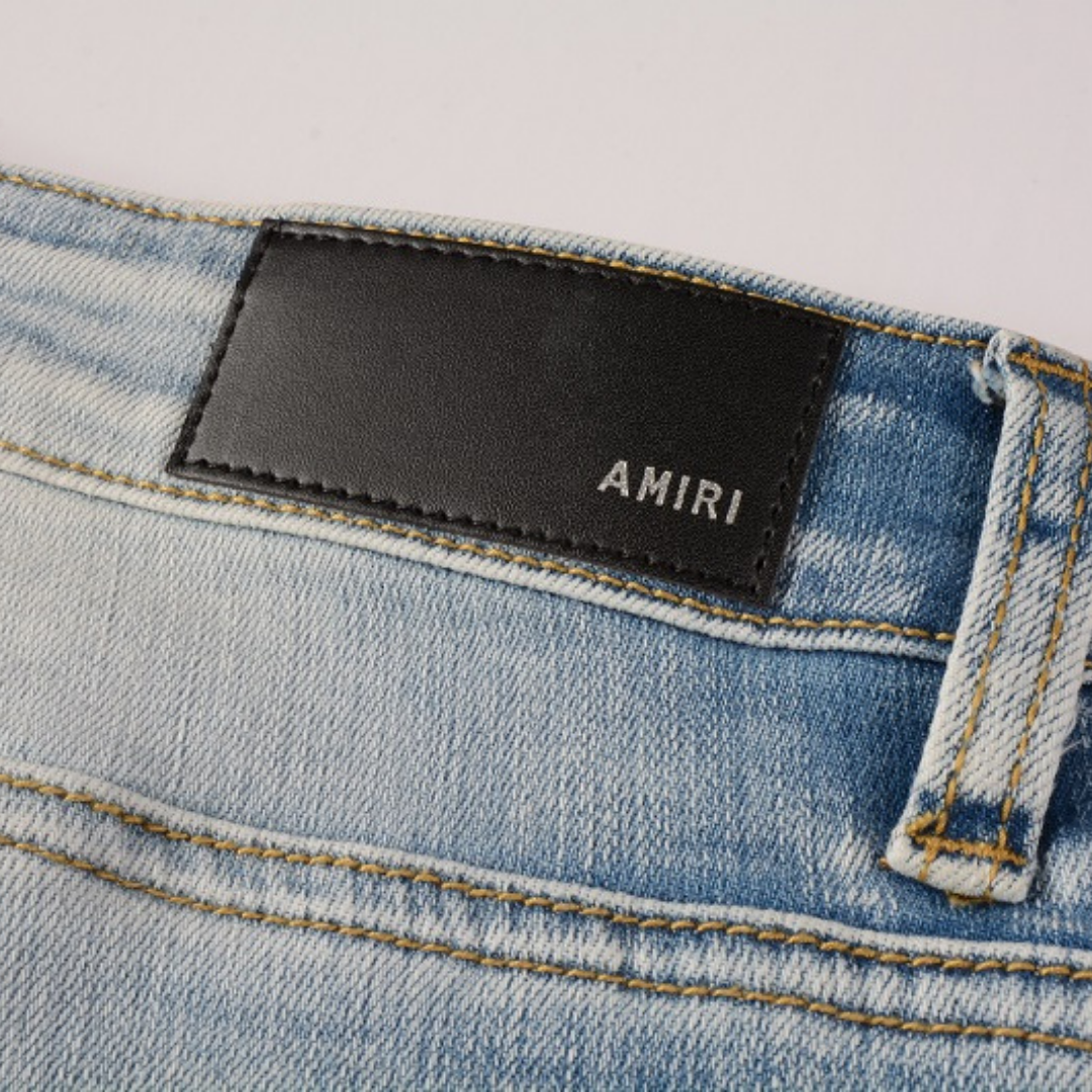 Exklusive Amiri Paint Drip Jeans: Stylische Designer-Denim mit einzigartigem Farbspritzer-Look