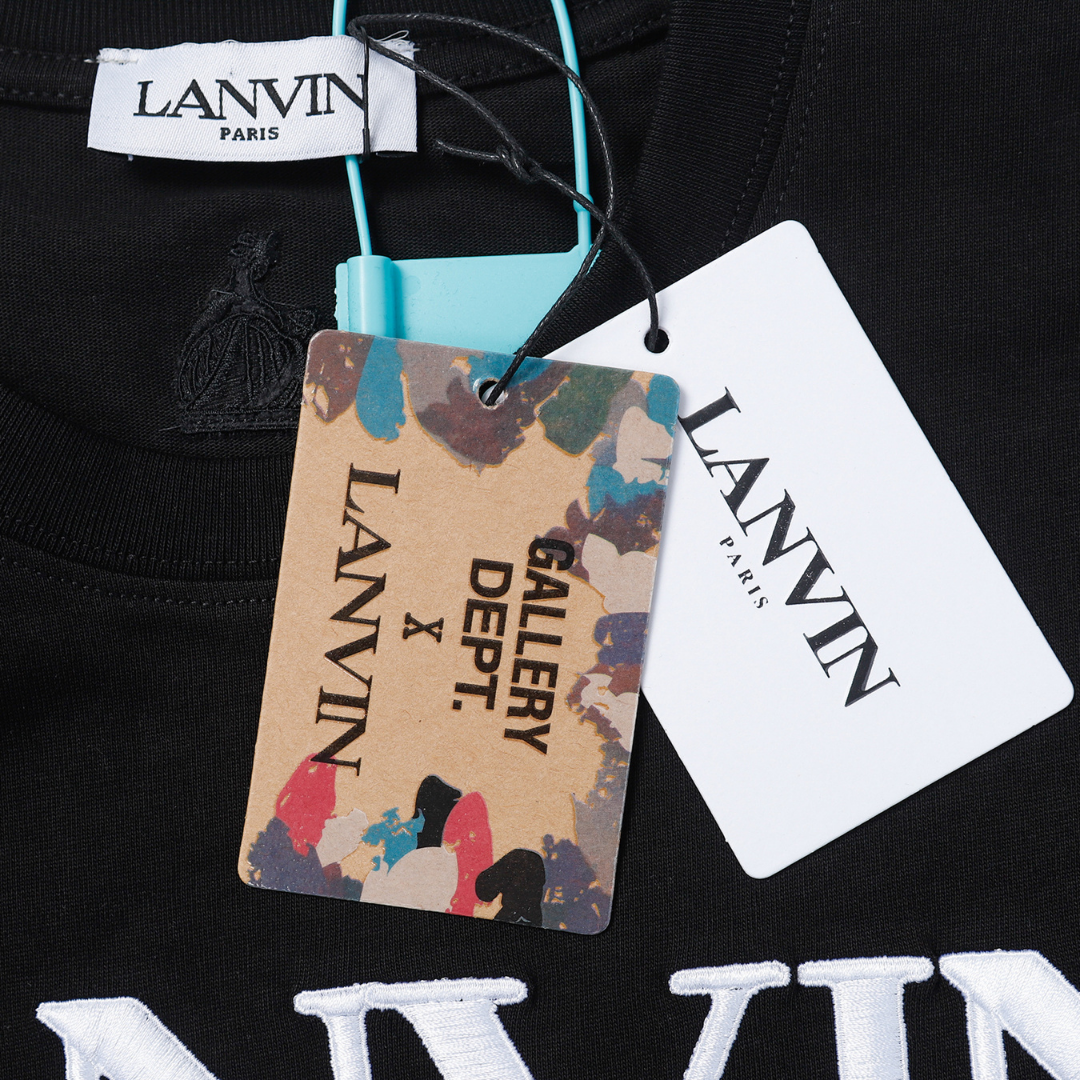 Gallery Dept. LNVN Oversized Baumwoll T-Shirt – Handbemalt, Streetwear Unisex Design