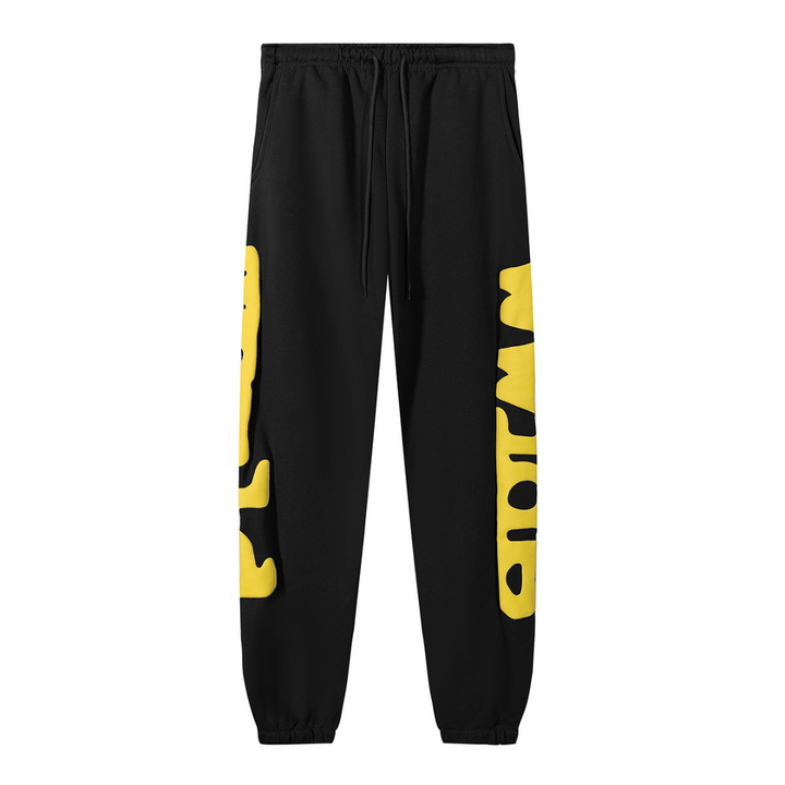 SP5DER Premium Streetwear Trainingsanzug: Bequemer Hoodie & Hose Set für Herren