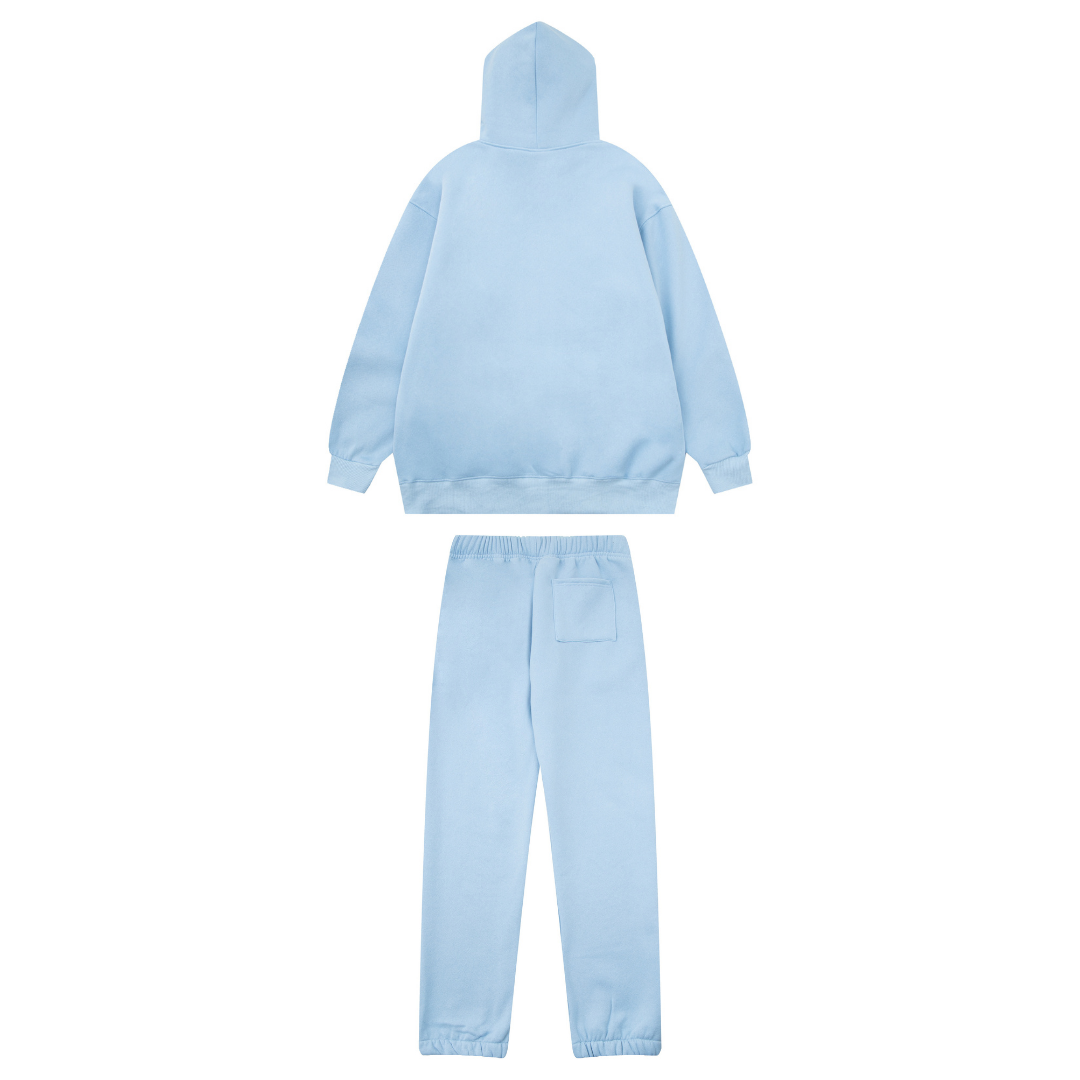 SP5DER Tracksuit Bequemer Hoodie Jogginghose Set Stilvolles Sportoutfit Freizeit Anzug