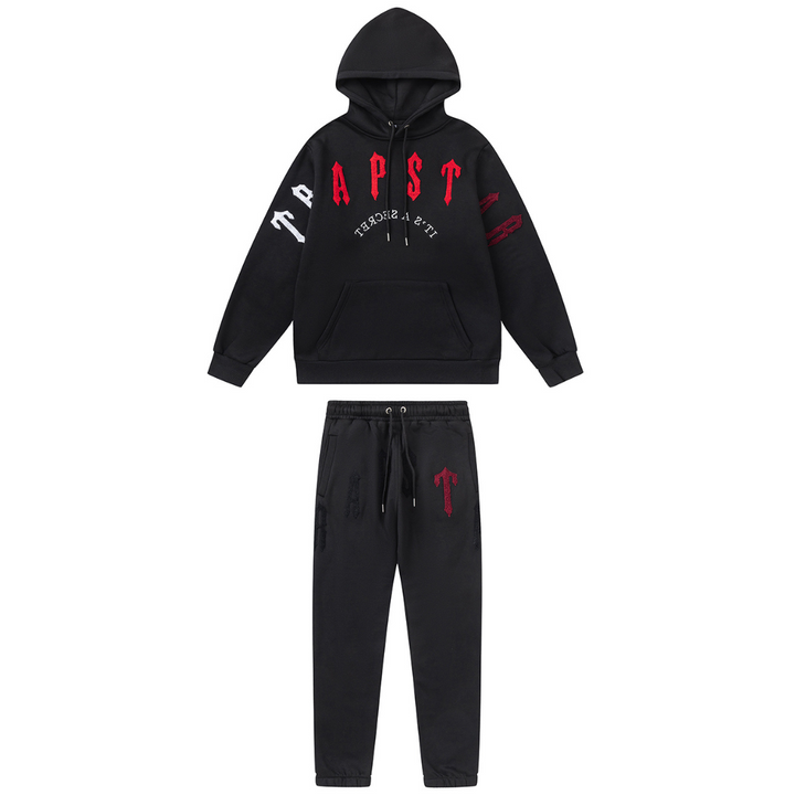 Exklusiver Trapstar Gradient Rot Secret Trainingsanzug – Stilvoller Streetwear-Look für Ihn