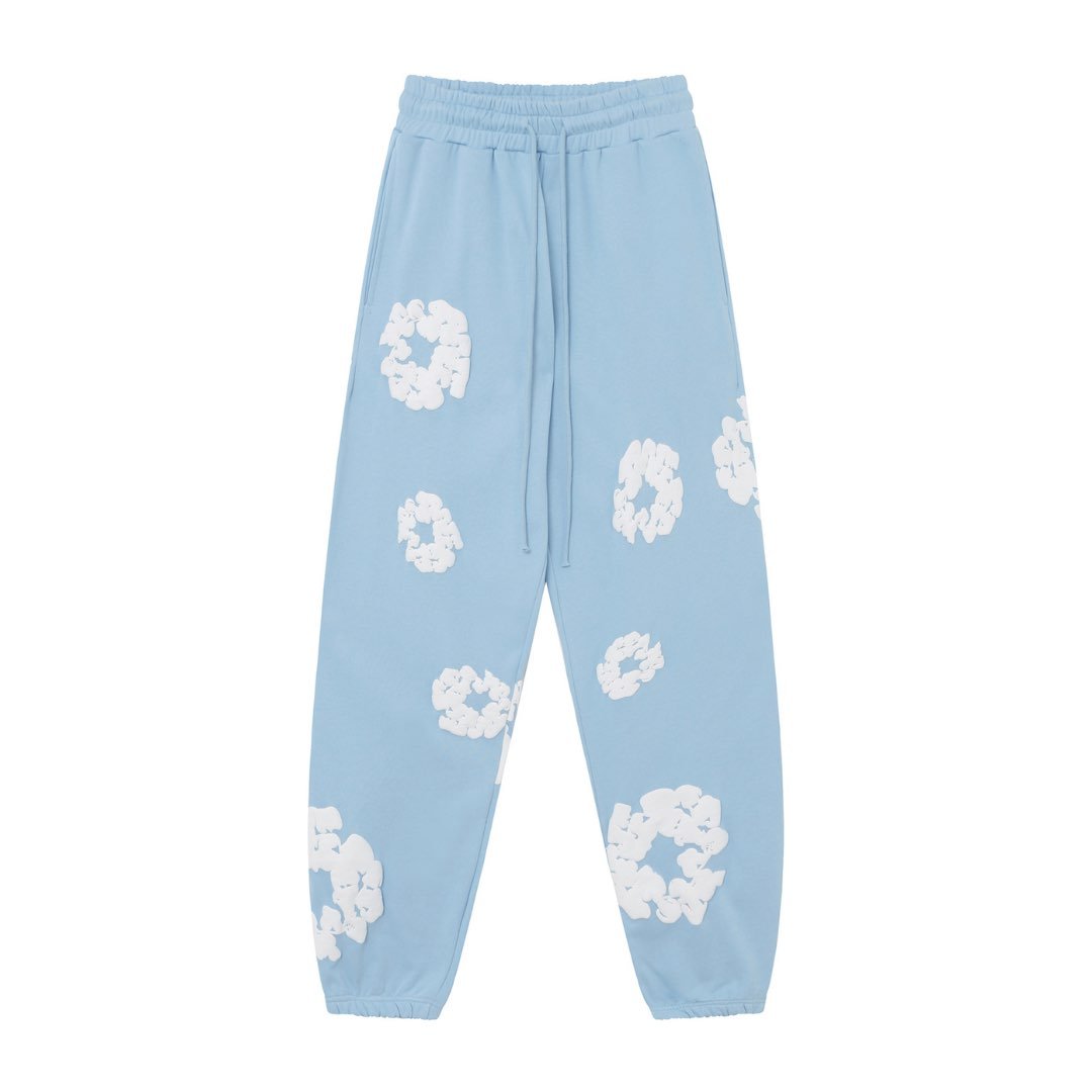 Luxuriöser Denim Tears Babyblauer Trainingsanzug – Stilvoller Komfort für Ihn