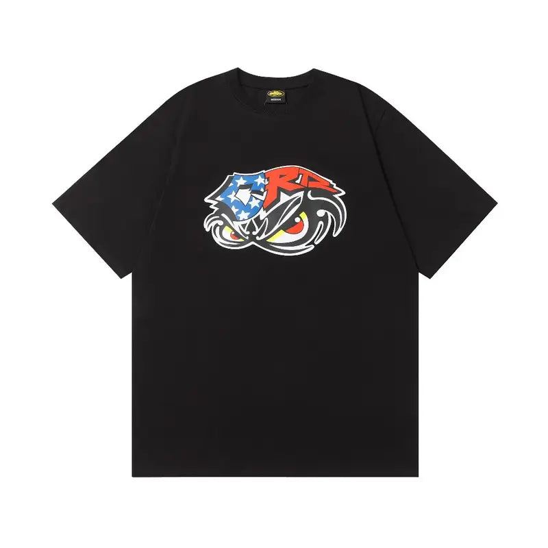 Corteiz Herren T-Shirt, Premium Baumwolle, Bequem, Stilvoll, Urban, Kurzarm