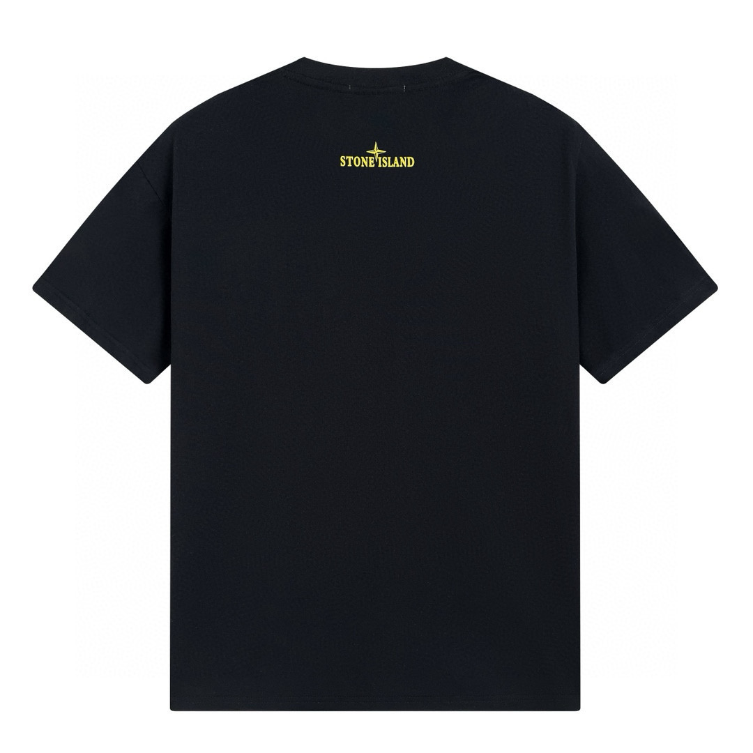 Exklusives Stone Island Polychromatisches T-Shirt Herren – Innovativer Style & Komfort