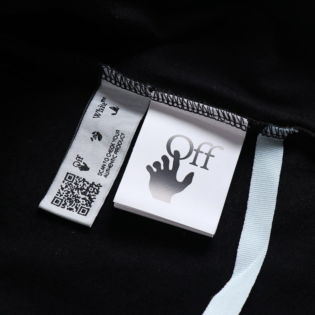 Off-White Monogramm T-Shirt Luxus Streetwear Baumwolle Herren Damen Stylisch Bequem