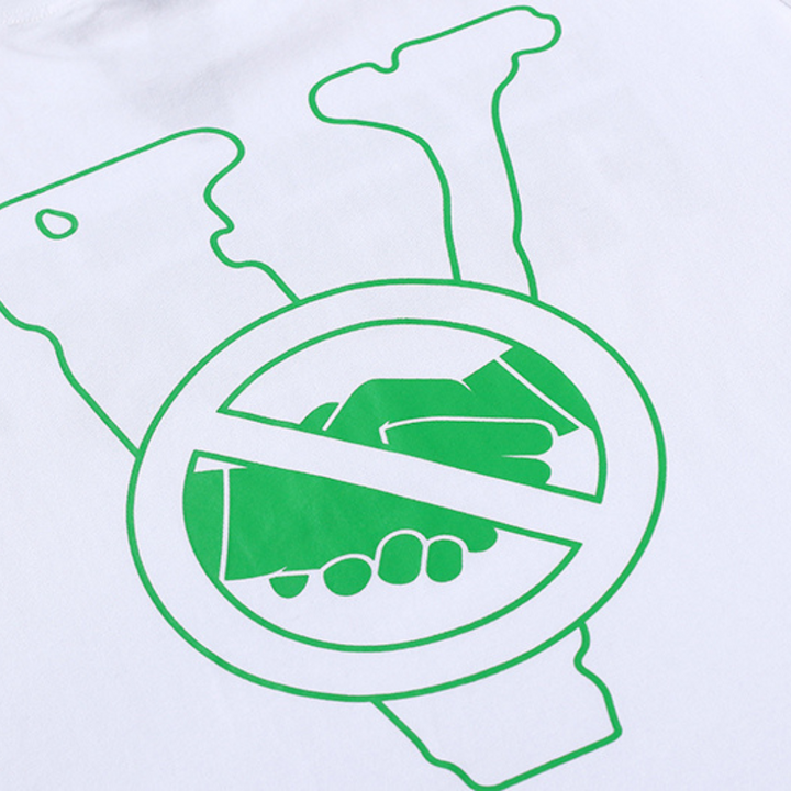 V-LONE 'No Friends' Statement T-Shirt: Lässiges Baumwoll-Streetwear-Design für Individualisten