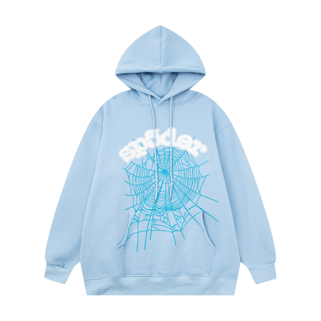 SP5DER Tracksuit Bequemer Hoodie Jogginghose Set Stilvolles Sportoutfit Freizeit Anzug