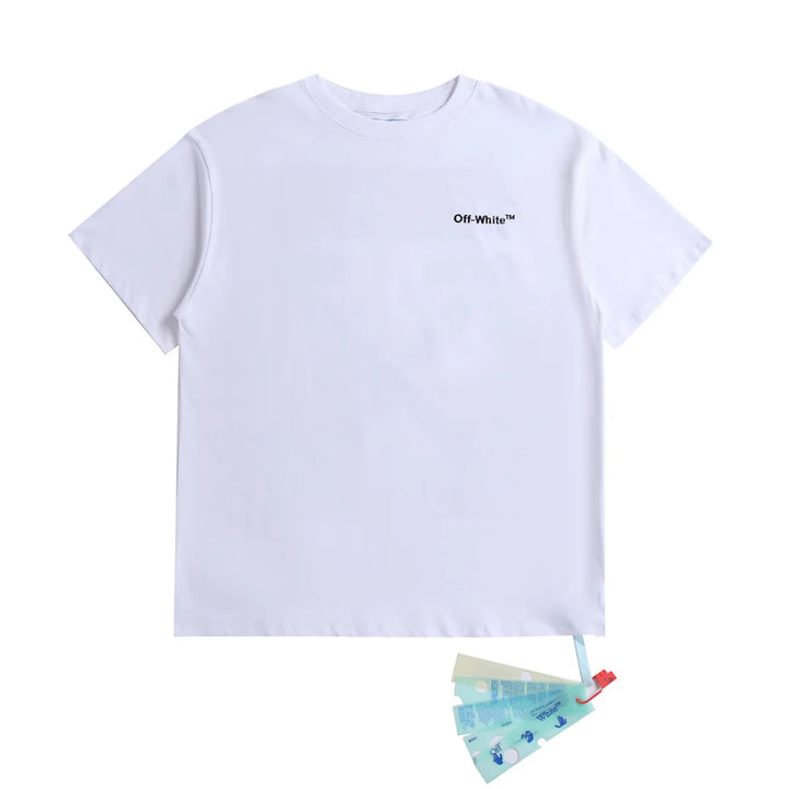 Luxuriöses Off-White Monogramm Baumwoll-T-Shirt für Herren – Stilvolles Designer-Piece