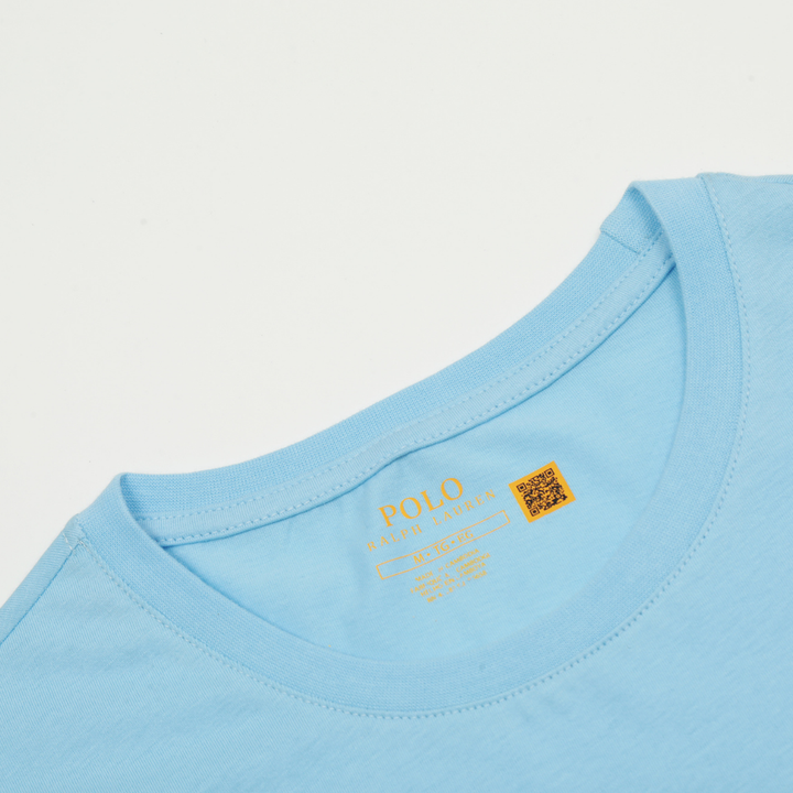 Polo Ralph Lauren Klassisches Herren T-Shirt aus Baumwolle mit Logo Stickerei