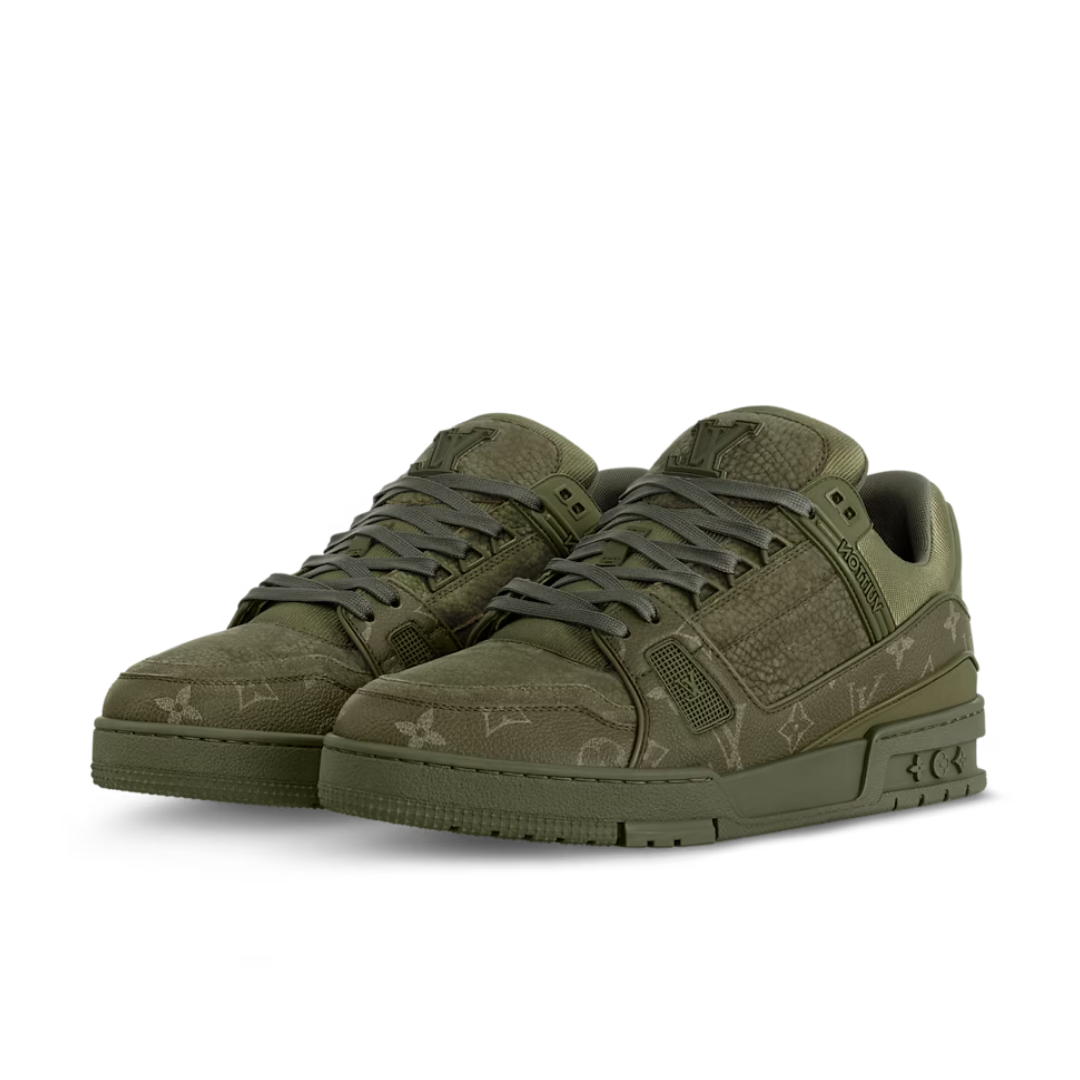 Luxuriöse Louis Vuitton Trainer Grüne Sneaker: Stil, Komfort und Exklusivität für Herren