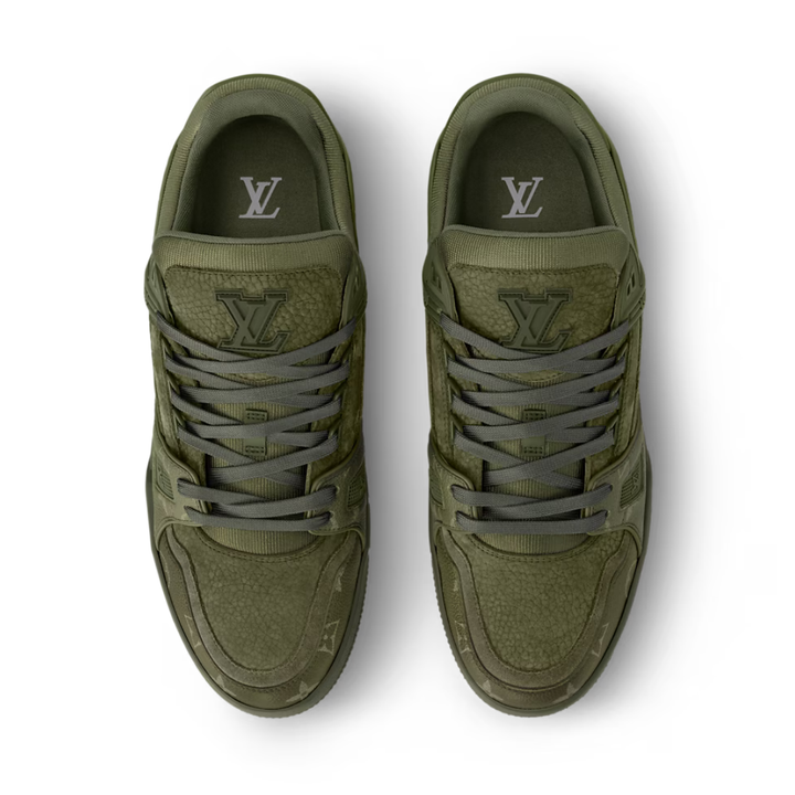 Luxuriöse Louis Vuitton Trainer Grüne Sneaker: Stil, Komfort und Exklusivität für Herren