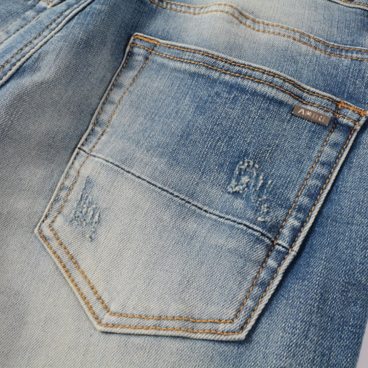 Amiri M.A. Paint Splatter Jeans – Luxuriöse Designer Herren Slim Fit Denim
