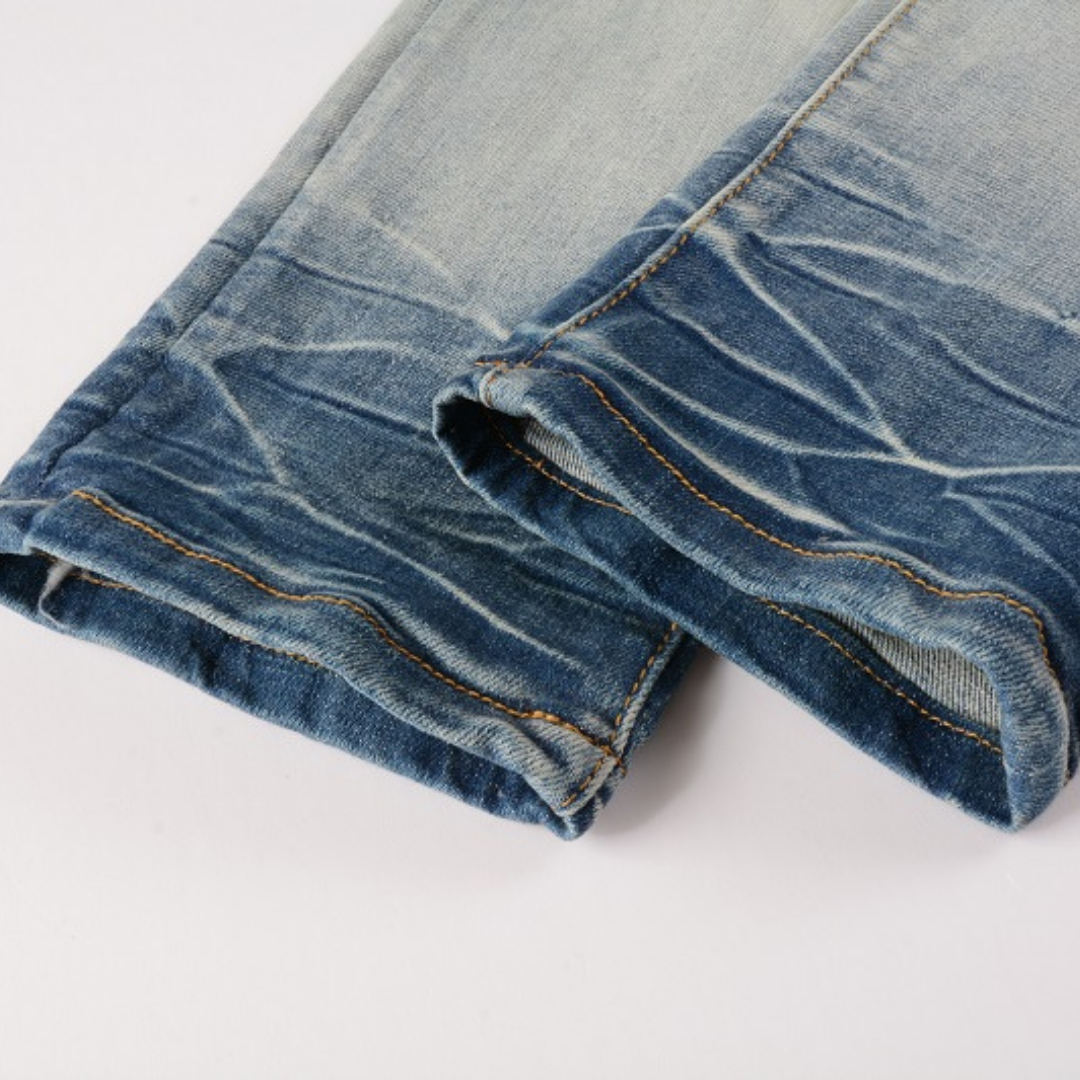 Amiri M.A. Paint Splatter Jeans – Luxuriöse Designer Herren Slim Fit Denim