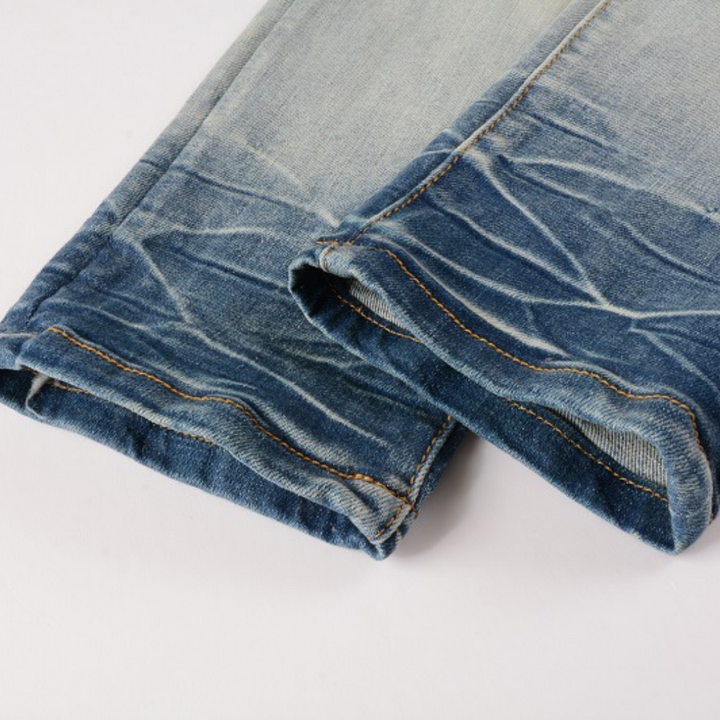 Amiri M.A. Paint Splatter Jeans – Luxuriöse Designer Herren Slim Fit Denim