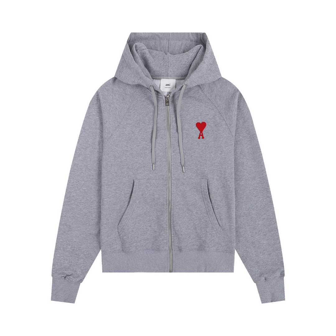 AMI Paris Luxuriöser Unisex Trainingsanzug – Stilvolles Freizeit-Outfit mit Herz-Logo