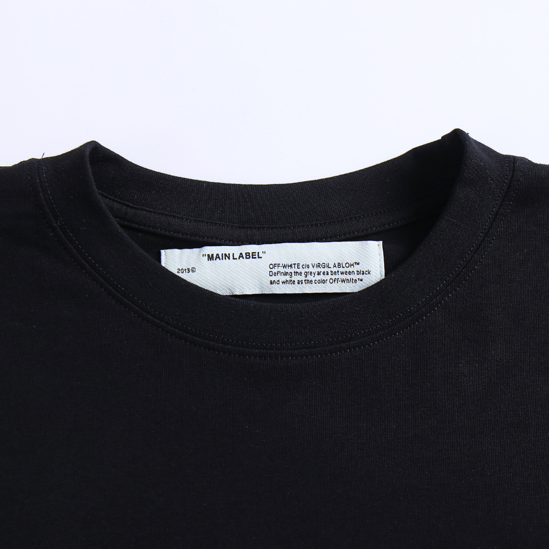 Exklusives Off-White Monogramm T-Shirt – Luxuriöses Streetwear Baumwoll Design