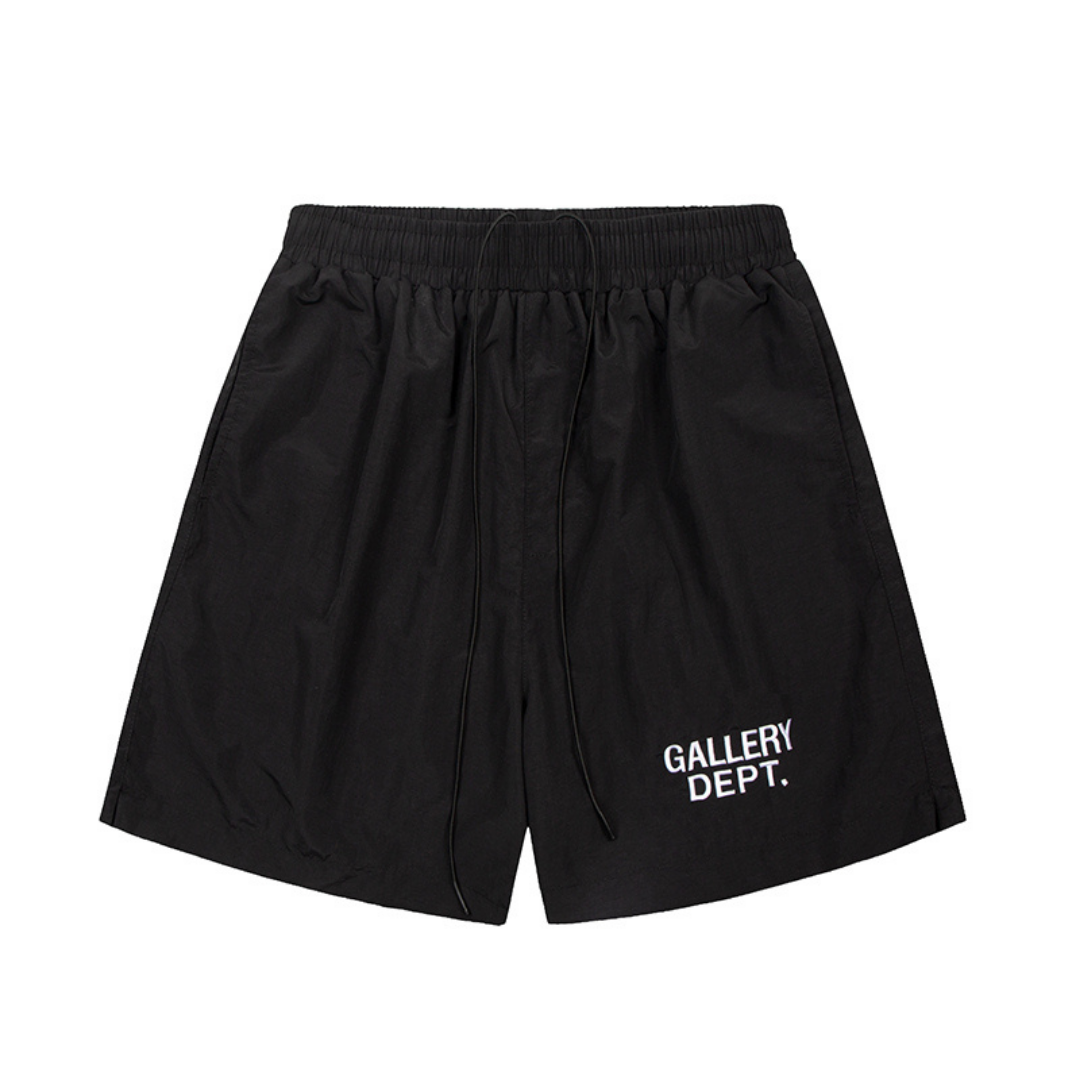 Exklusives Gallery Dept. Kunst Streetwear Shorts Set – Handbemalt, Oversized Passform