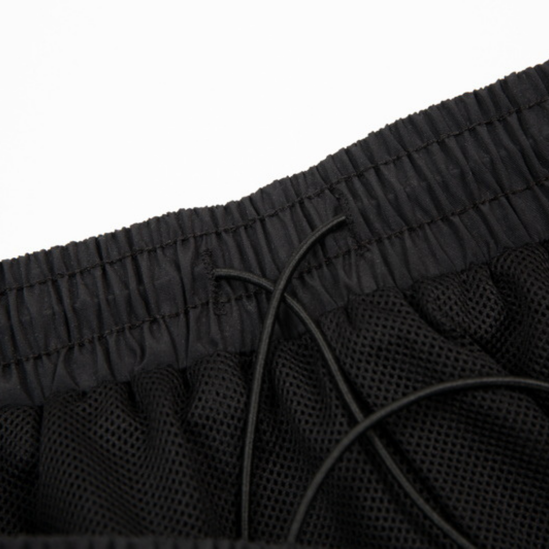 Exklusives Gallery Dept. Kunst Streetwear Shorts Set – Handbemalt, Oversized Passform