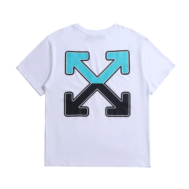 Off-White Monogramm Baumwoll T-Shirt: Luxuriöses Designer Streetwear Shirt Herren