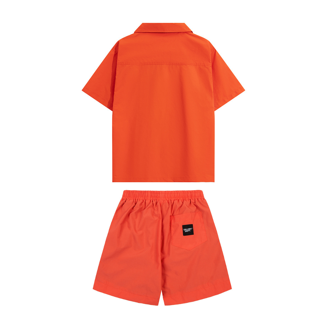 Stylisches Gallery Dept. Kurzes Set: Handbemalte Streetwear für Trendsetter