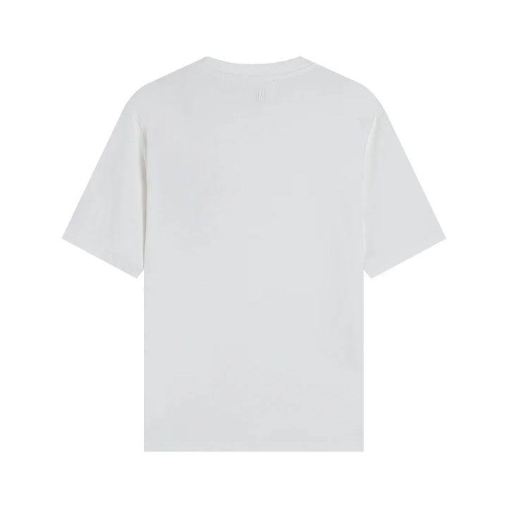 AMI Paris Unisex Baumwoll-T-Shirt mit gesticktem Herz-Logo – Stilvoller Pariser Chic