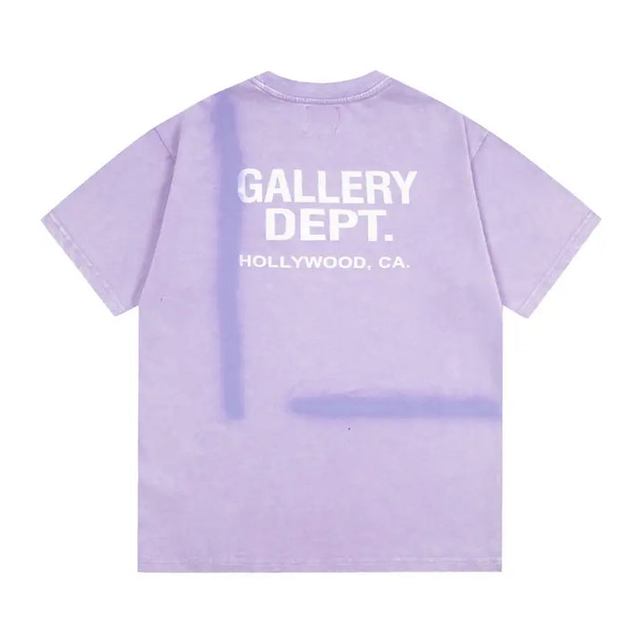 Gallery Dept. Deconstructed Streetwear T-Shirt: Handgemachtes Baumwoll-Shirt im Vintage-Look